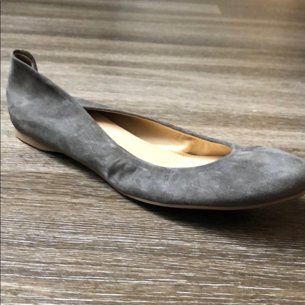 Never worn JCrew suede and leather flats